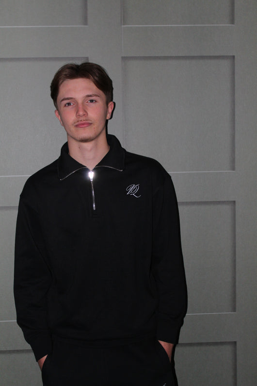 Classic Quarter-Zip Sweatshirt - Black
