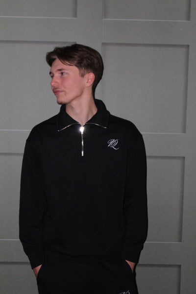 Classic Quarter-Zip Sweatshirt - Black